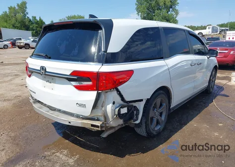 2021 Honda Odyssey Ex from USA, damaged, VIN 5FNRL6H50MB014084